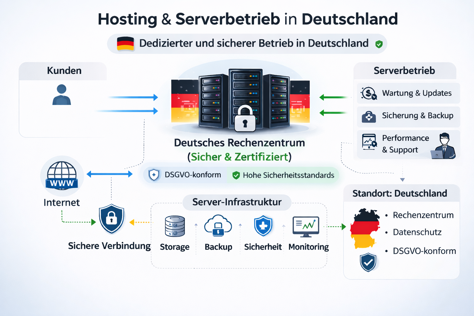 Hosting-Betrieb in Deutschland